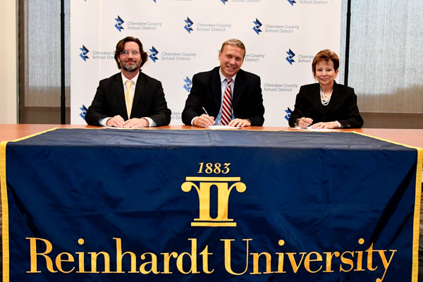 Reinhardt, Cherokee County School District Enter Educational Pathway 